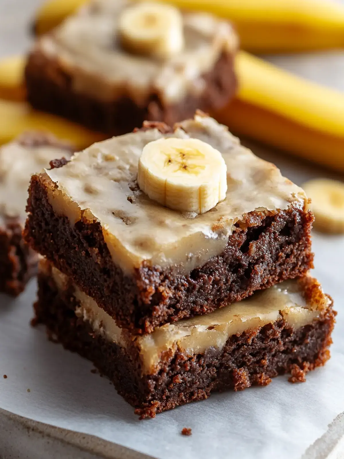 Bananenbrot Brownies