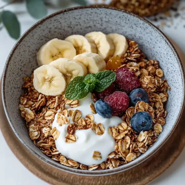 Bananenbrot Granola Rezept