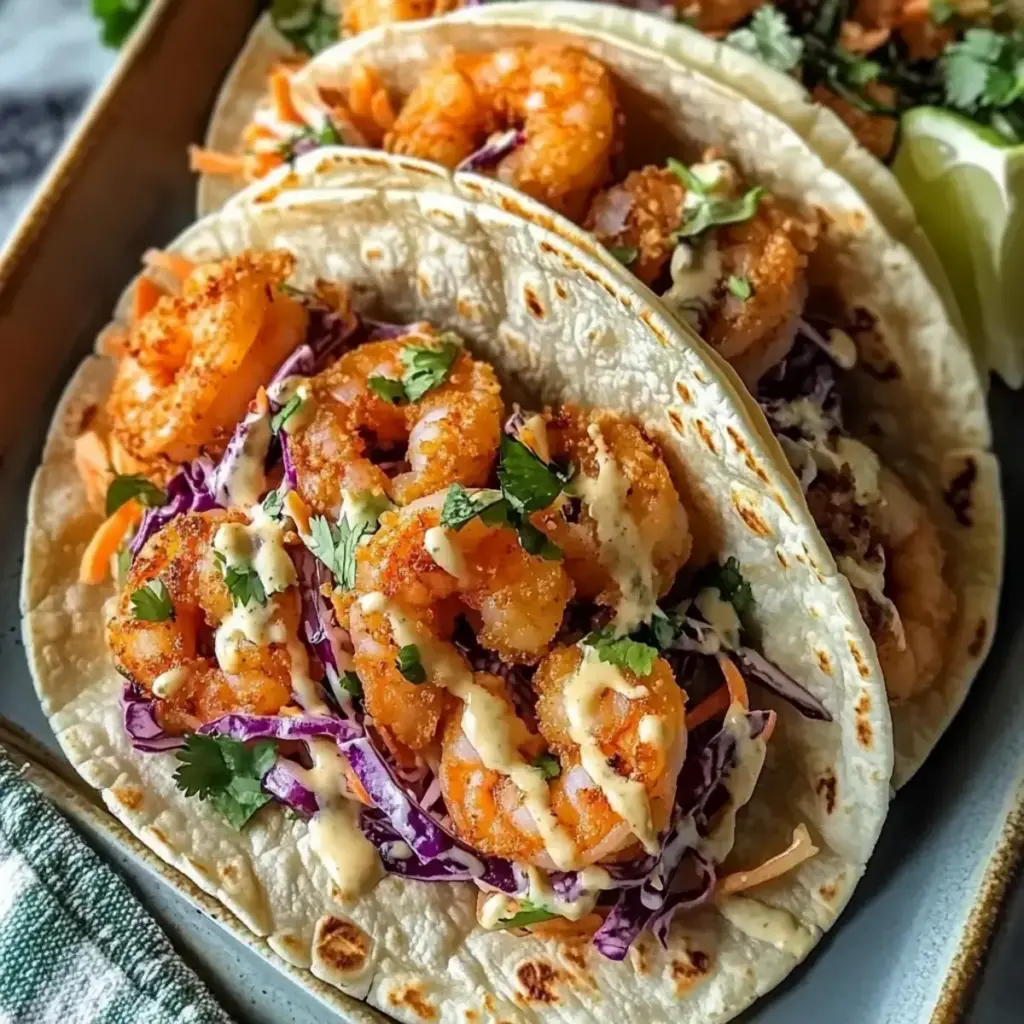 Bang Bang Garnelen Tacos