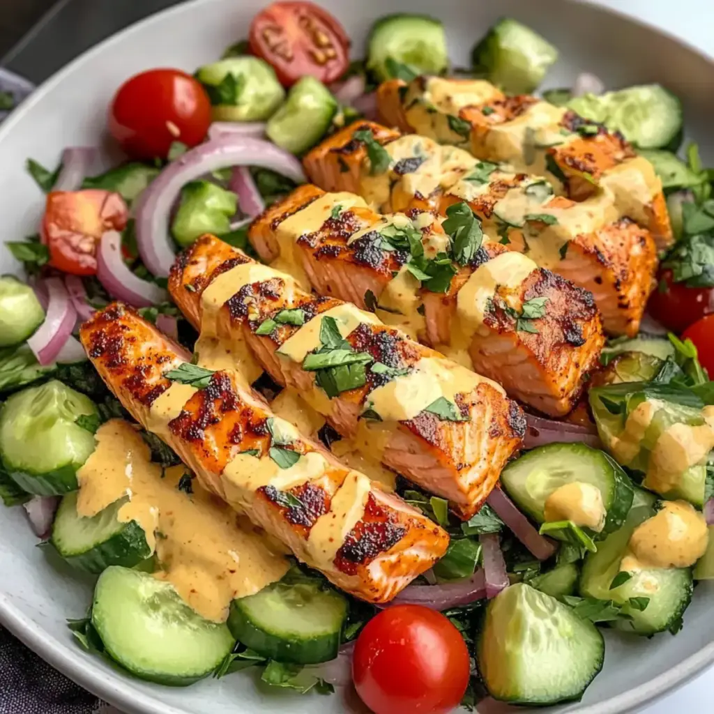 Bang Bang Lachs Salat