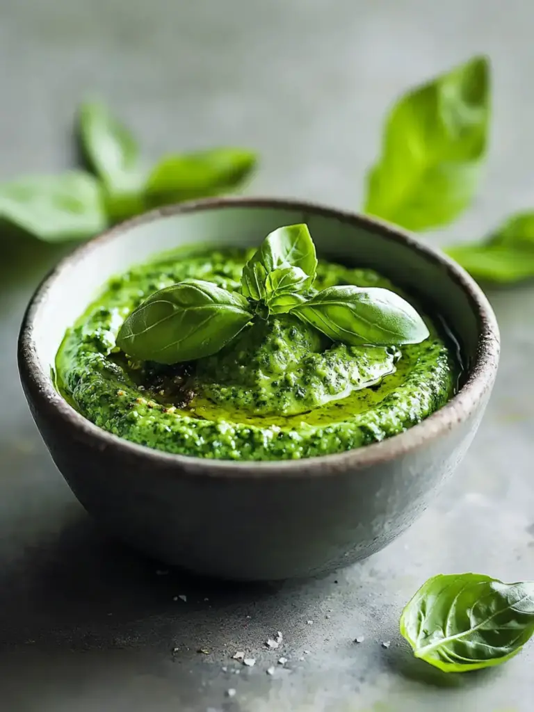 Basilikum Pesto Aioli Rezept