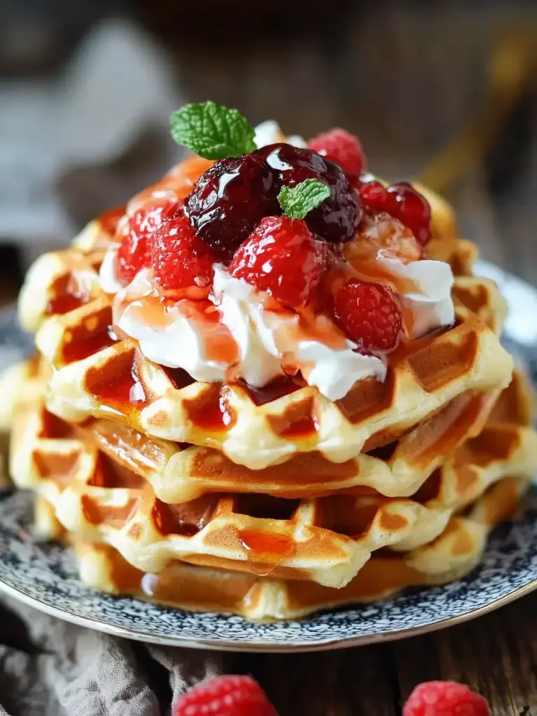 Belgische Lütticher Waffeln