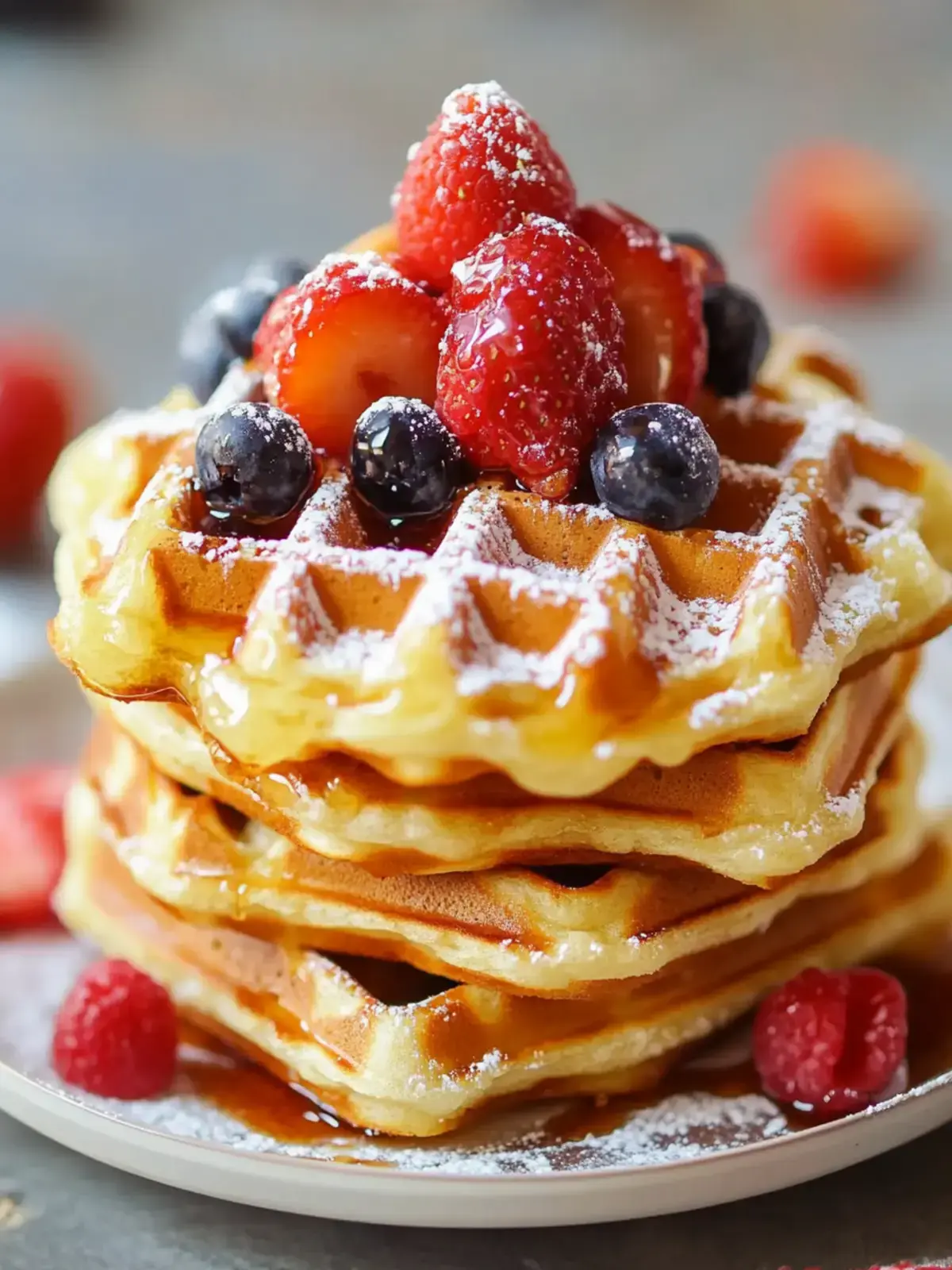 Belgische Lütticher Waffeln