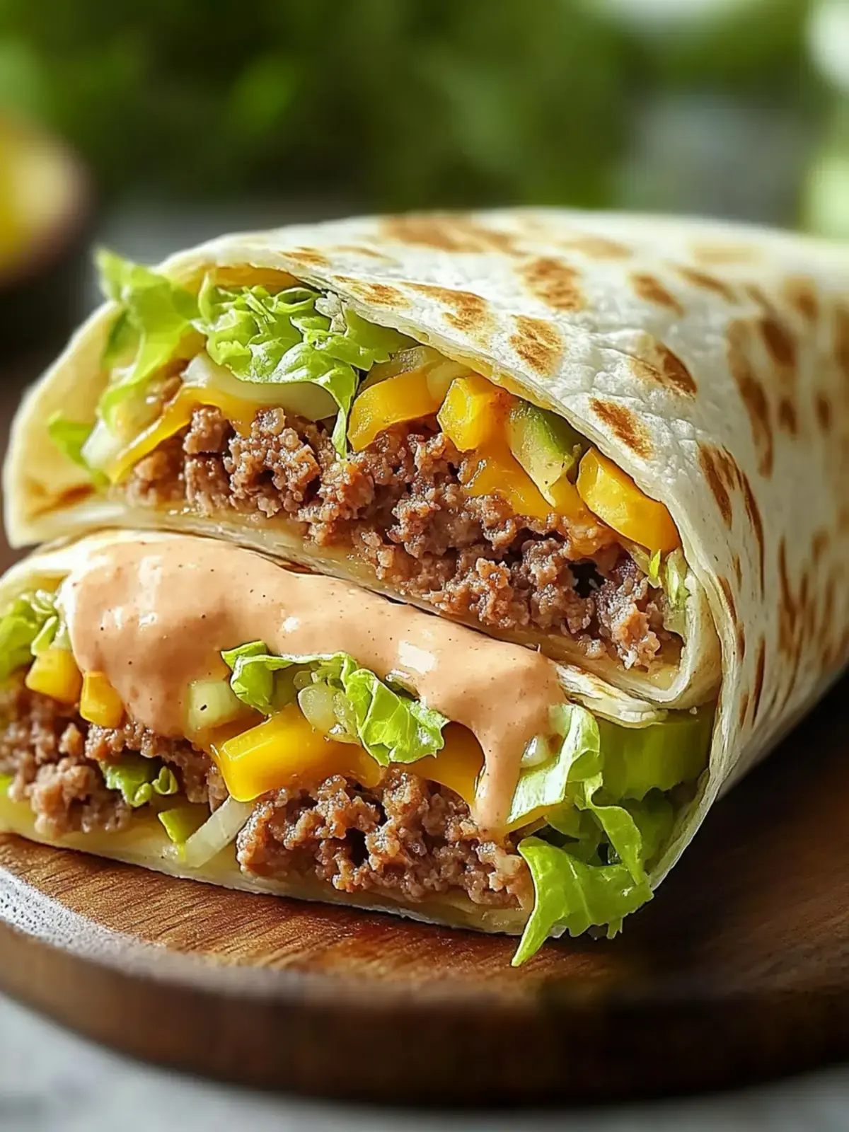 Big Mac Wraps Rezept