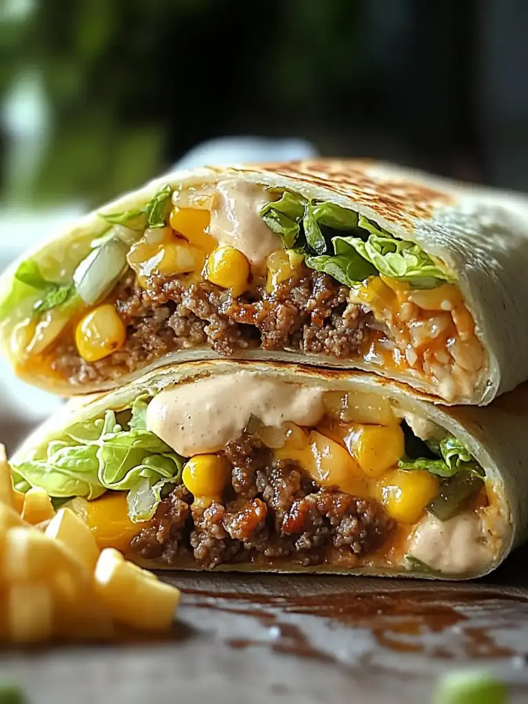 Big Mac Wraps Rezept