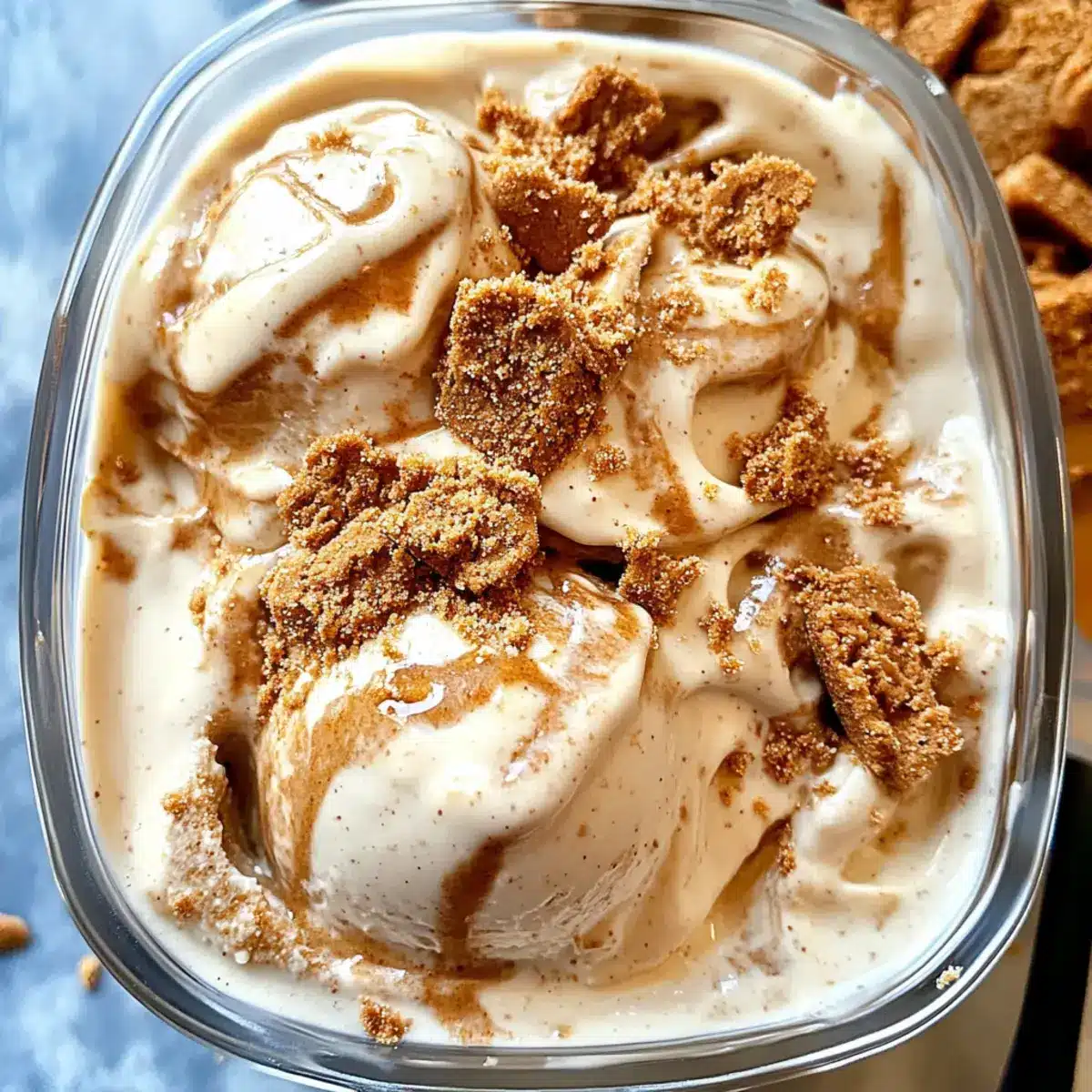 Biscoff-Eiscreme