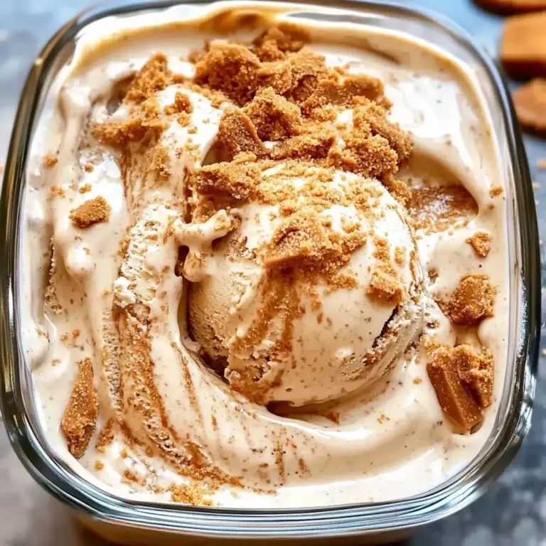 Biscoff-Eiscreme