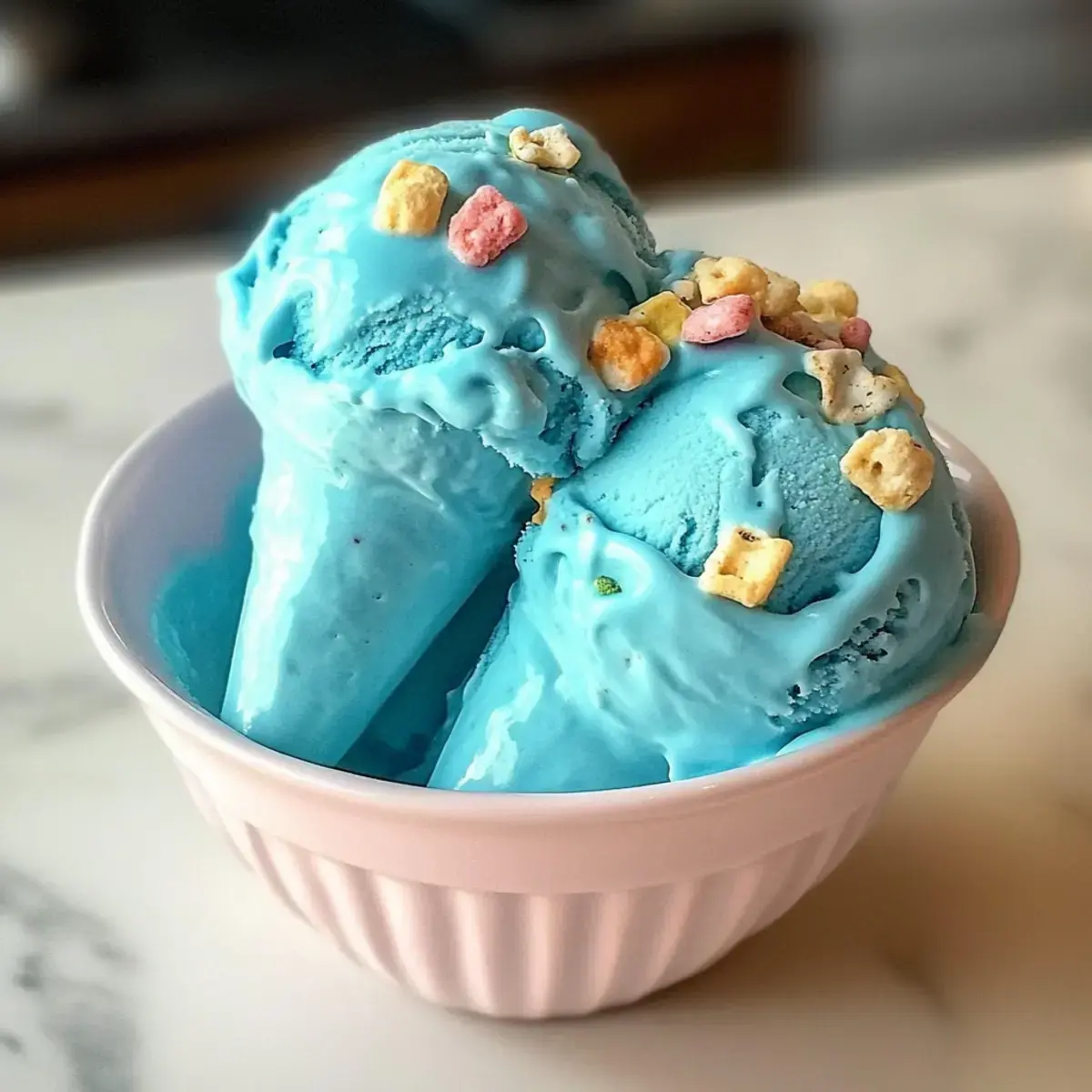 Blaue Mond-Eiscreme