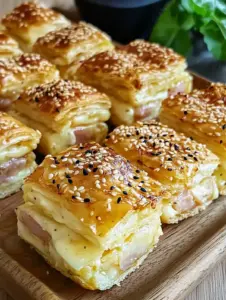 Saftige Blätterteig-Puten-Käse-Snacks zum Verlieben