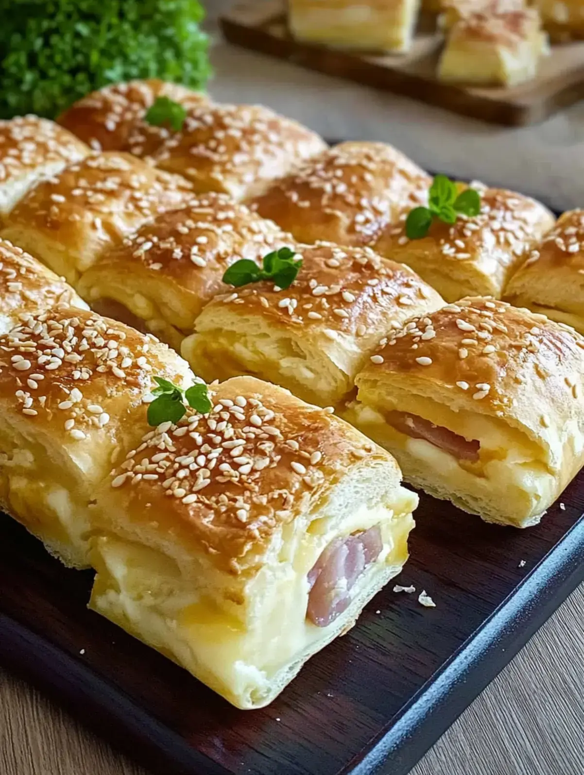 Blätterteig-Puten-Käse-Snacks