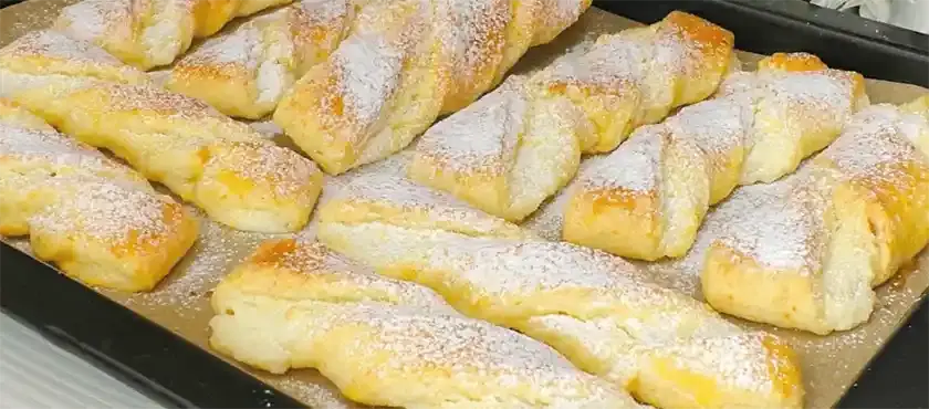Blätterteigstangen Rezept