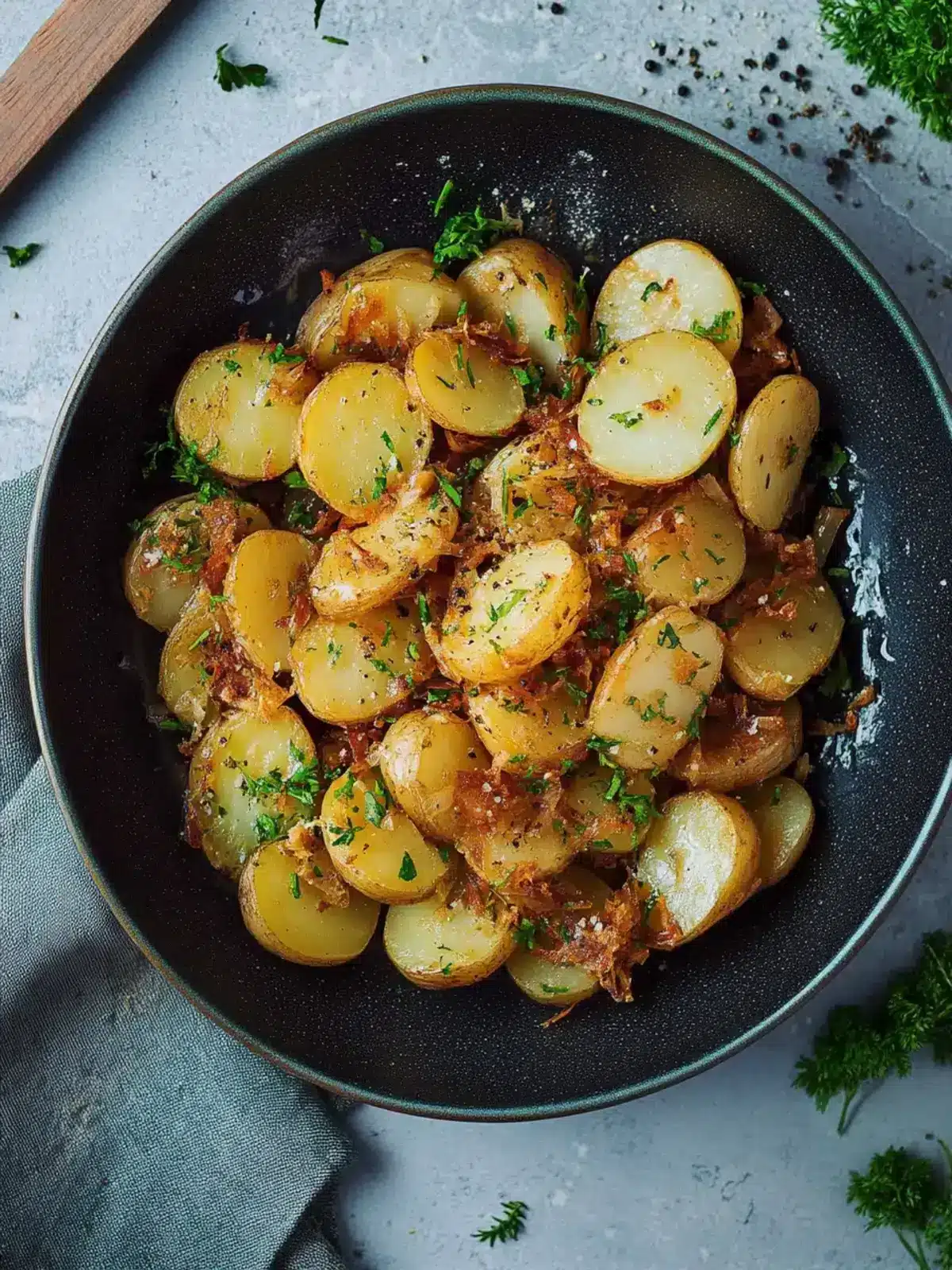 Bratkartoffeln mit Zwiebeln