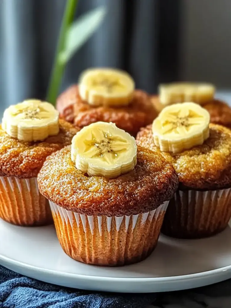 Braune Zucker Bananen Muffins