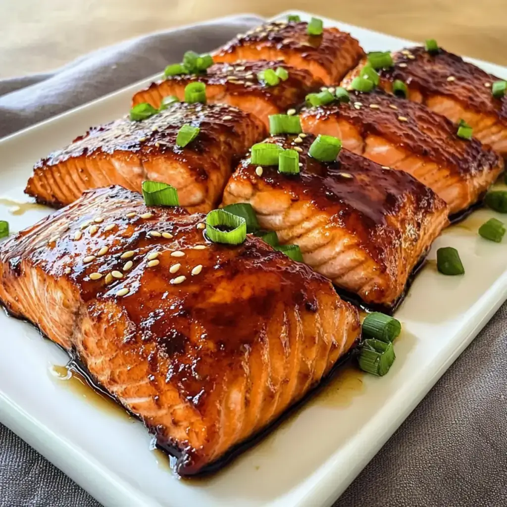 Brauner Zucker Sojasauce Lachs