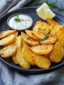 Knusprige Broasted Kartoffelspalten