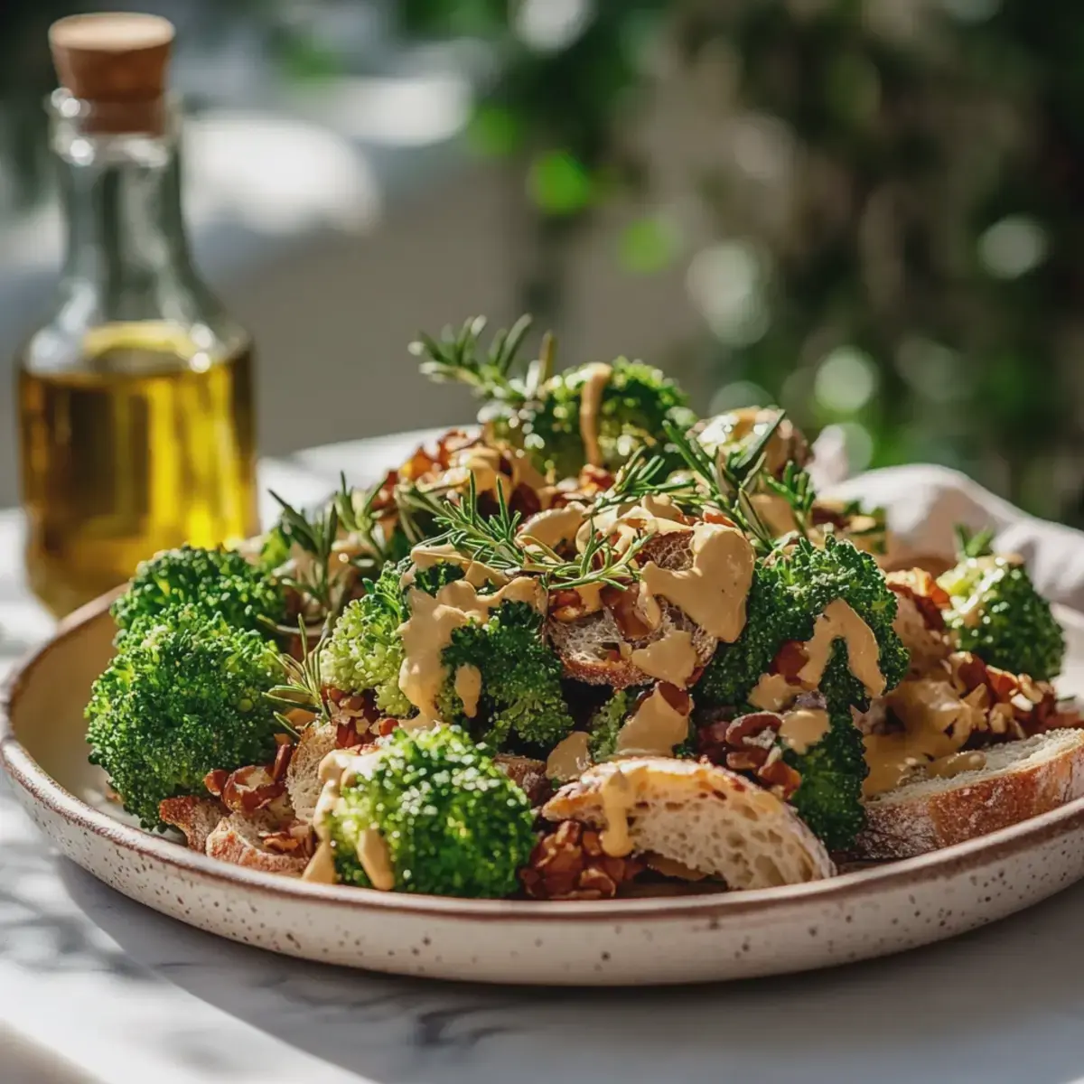 Brokkoli Salat mit Rindfleisch