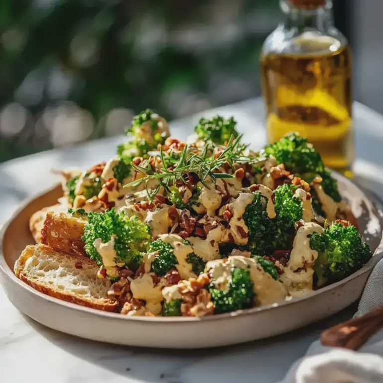 Brokkoli Salat mit Rindfleisch
