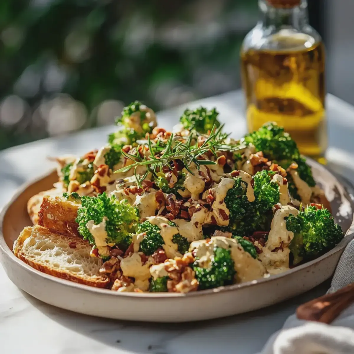 Brokkoli Salat mit Rindfleisch