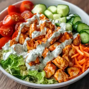 Buffalo-Hühnchen-Protein-Bowl