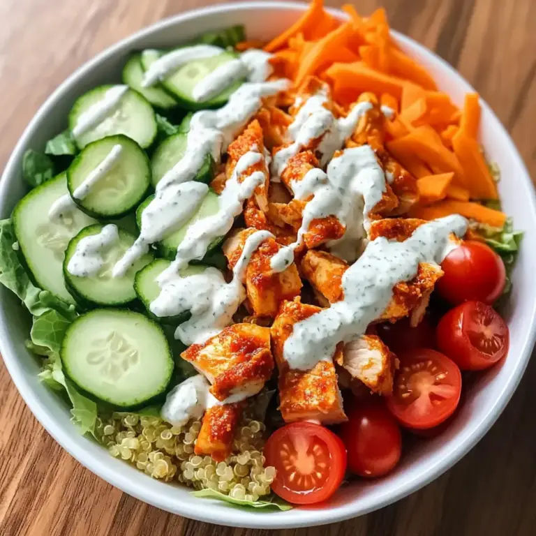Buffalo-Hühnchen-Protein-Bowl