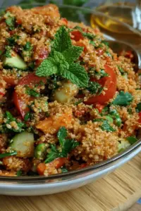 Authentischer Türkischer Bulgur Salat (Kisir)
