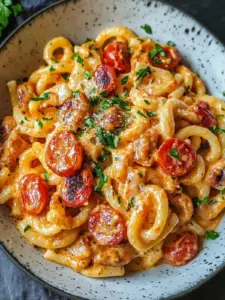 Ein-Topf Cremige Würzige Cajun Pasta