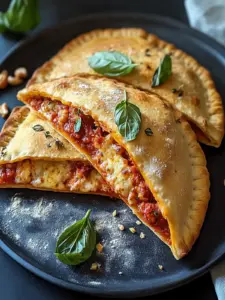 Knusprige Calzone aus der Heißluftfritteuse