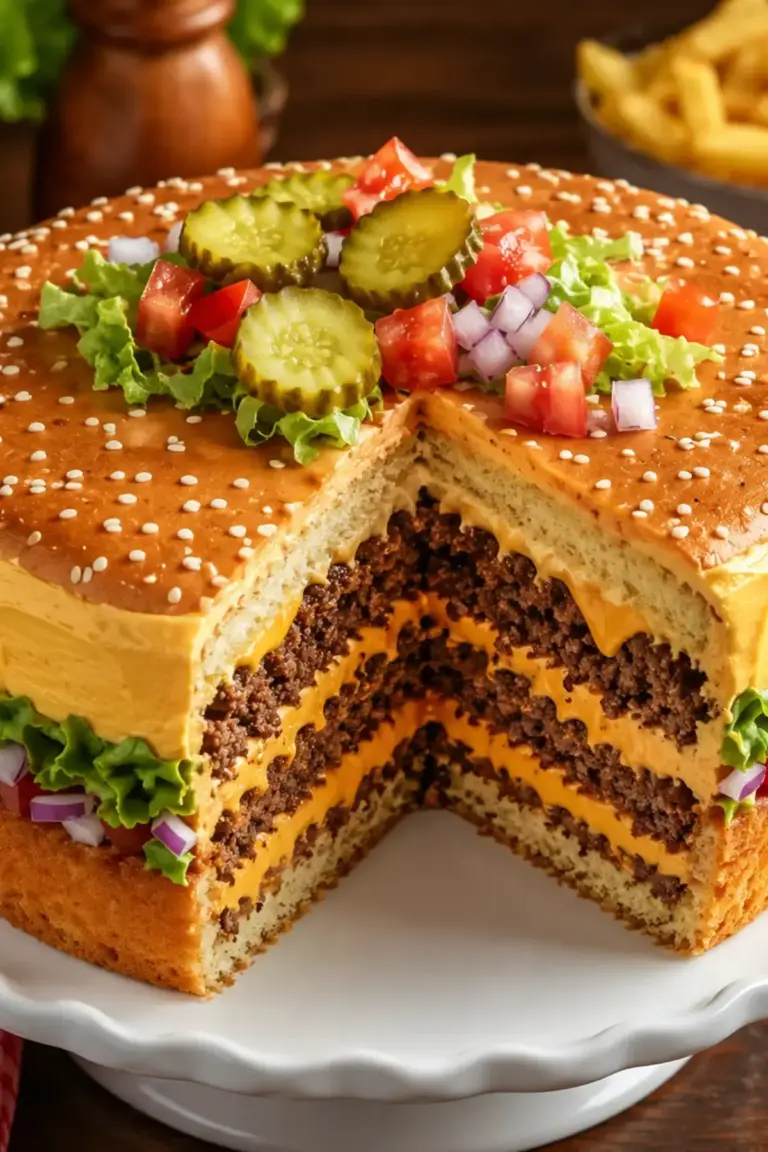 Cheeseburger-Torte