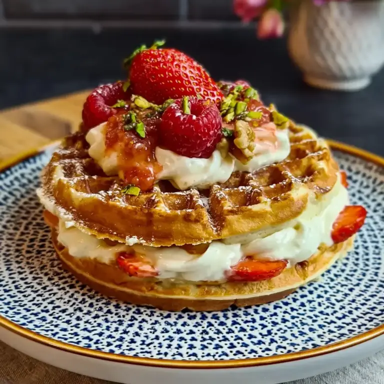Cheesecake Waffeln