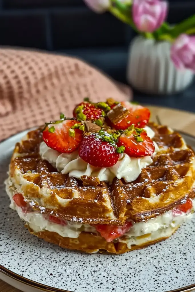 Cheesecake Waffeln