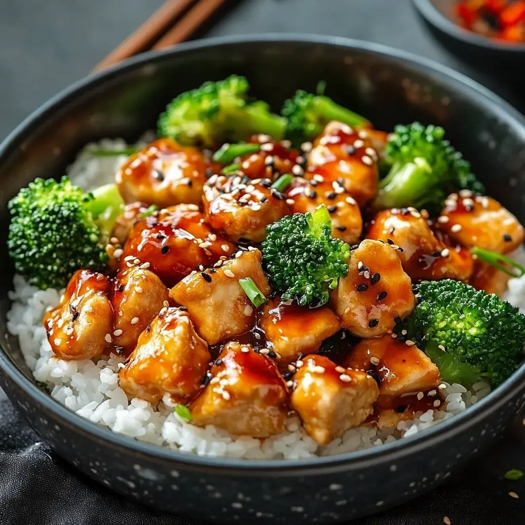 Chicken Teriyaki mit Brokkoli
