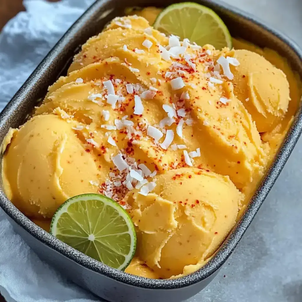 Chili Limetten Mango Sorbet
