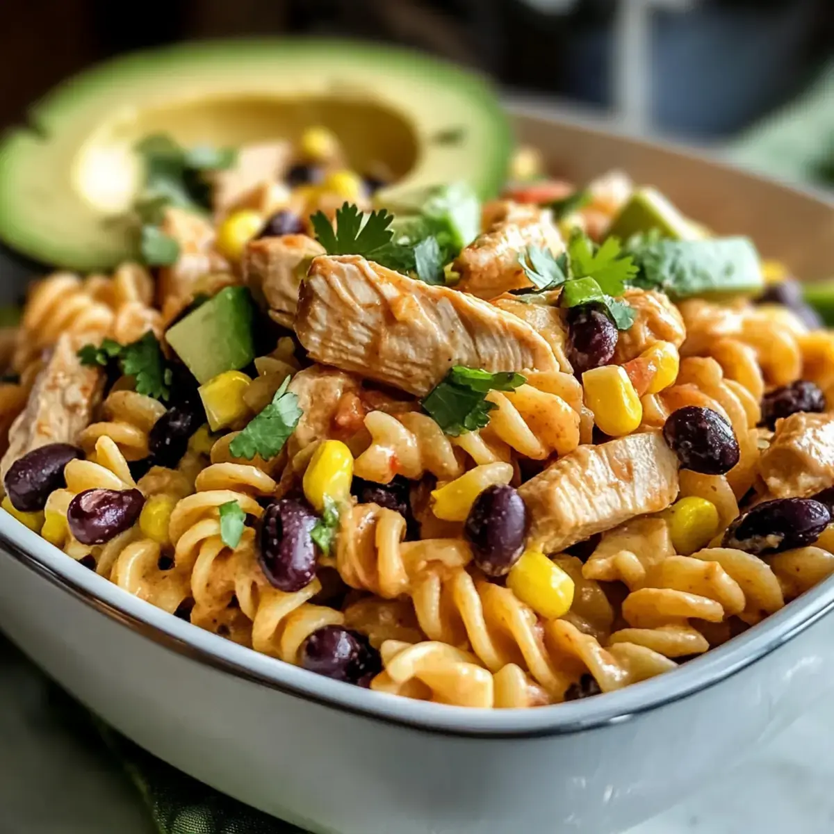 Irresistibler Chipotle Hähnchen Nudelsalat für warme Sommertage 2 Chipotle Hähnchen Nudelsalat
