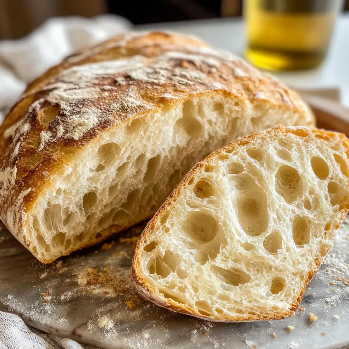 Ciabatta-Brot backen