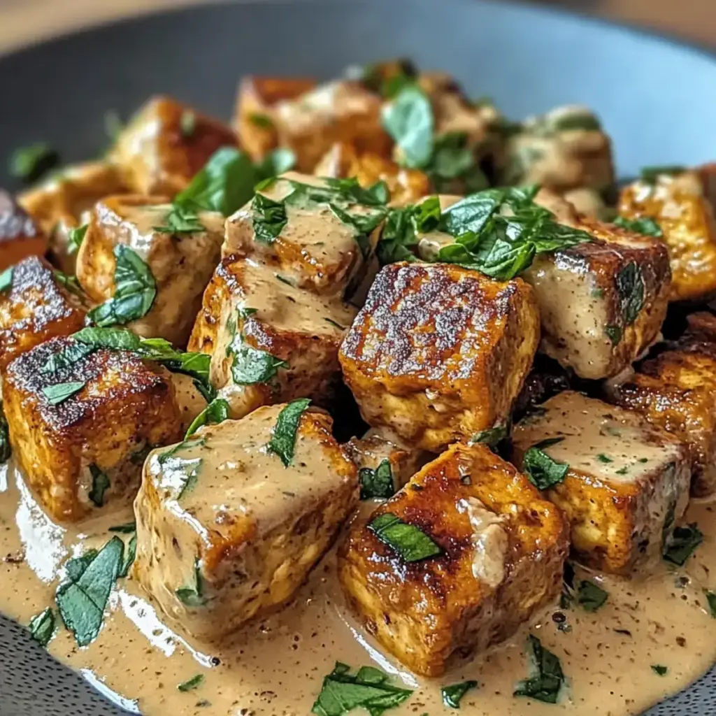 Cremiger Heirats-Tofu
