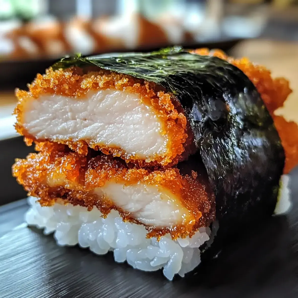 Crispy Hühnchen Katsu Musubi