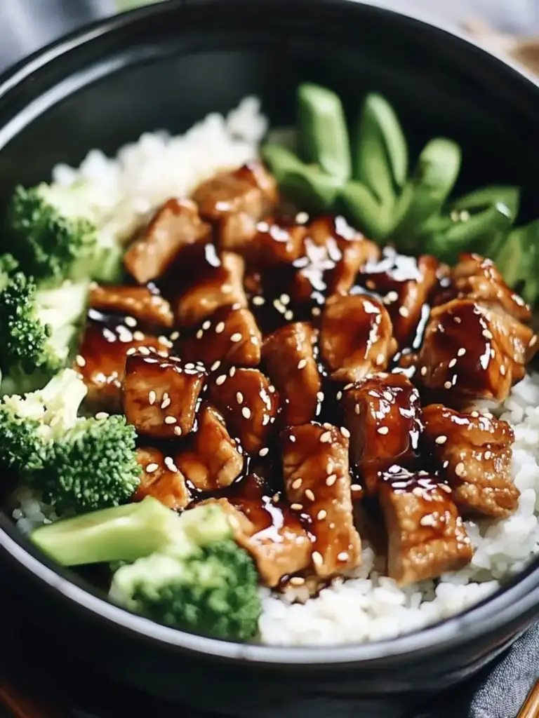 Crockpot Teriyaki Hähnchen