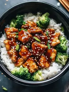 Crockpot Teriyaki Hähnchen mit fruchtiger Ananas