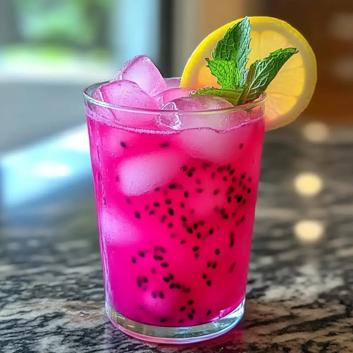 Drachenfrucht Limonade