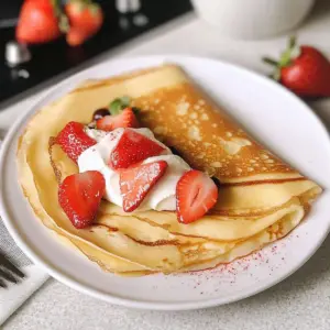 Leckere eierfreie Crêpes