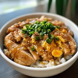 Einfaches Oyakodon