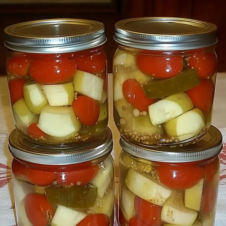 Eingelegte Tomaten Gurken