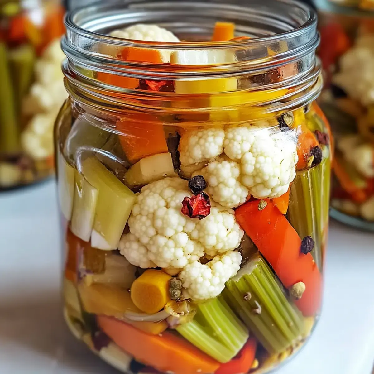 Eingelegtes Gemüse: Einfache, köstliche Giardiniera 2 Eingelegtes Gemüse