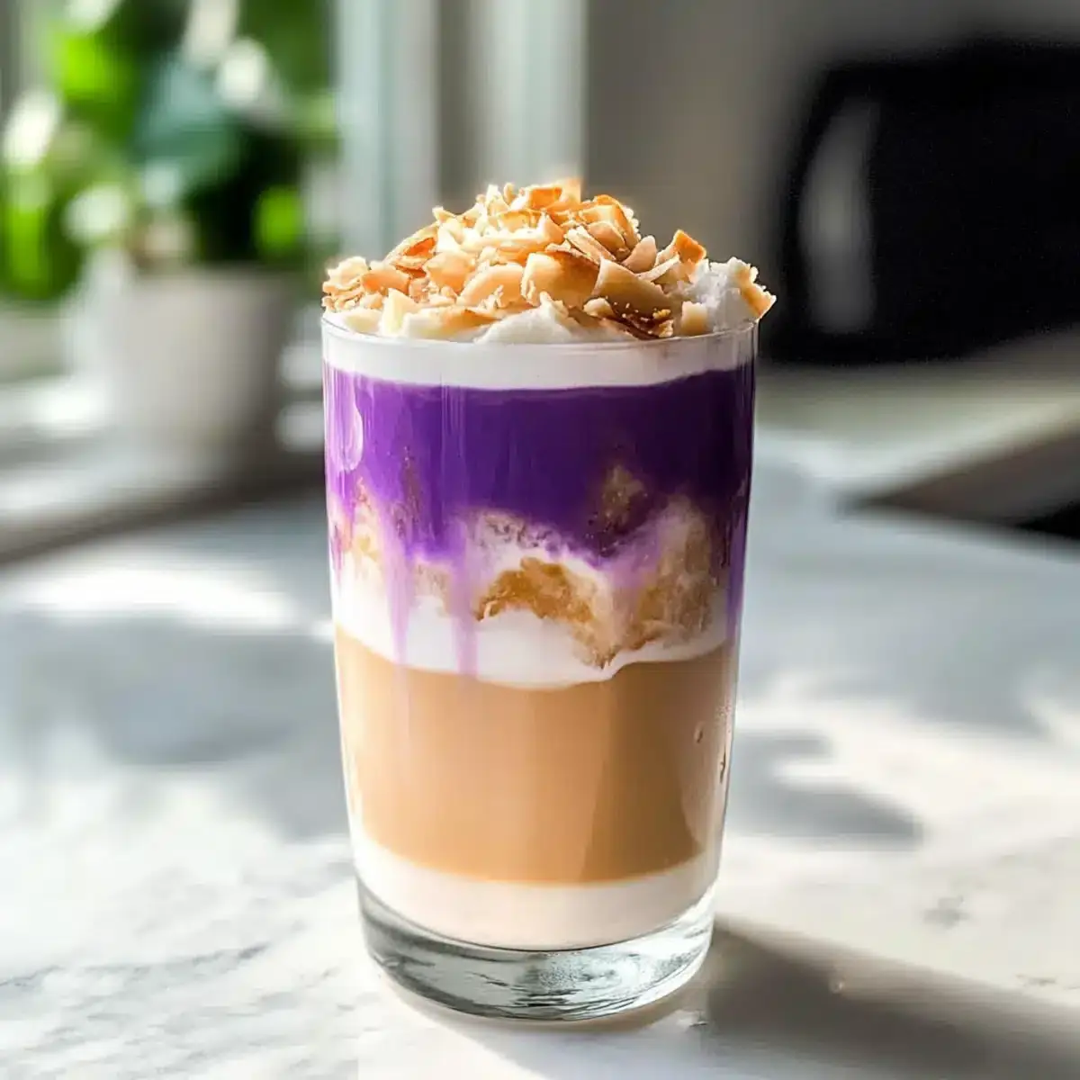 Eisige Ube-Kokosnuss-Macchiato – Das perfekte Rezept 2 Eisige Ube-Kokosnuss-Macchiato