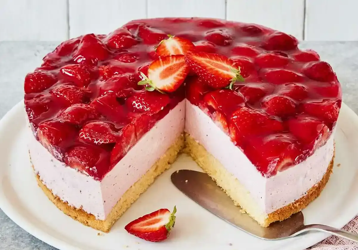Erdbeer Käsekuchen ohne Backen