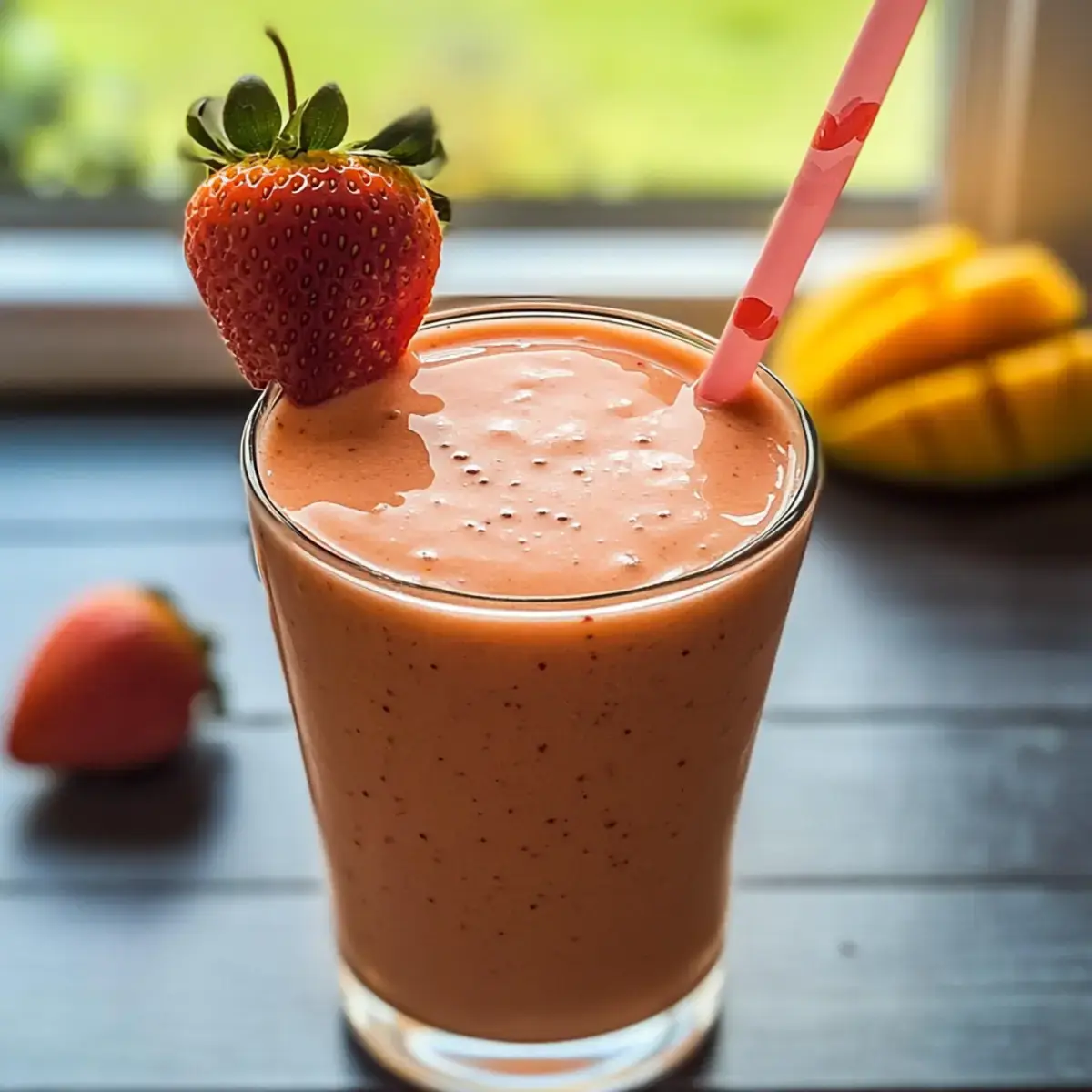 Erdbeer-Mango-Smoothie: Der perfekte vegane Genuss 2 Erdbeer-Mango-Smoothie