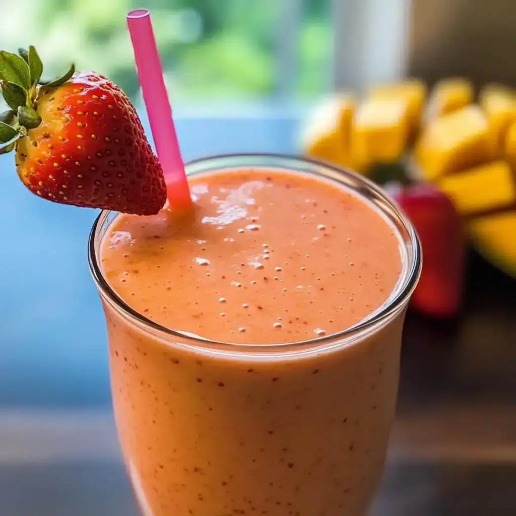 Erdbeer-Mango-Smoothie