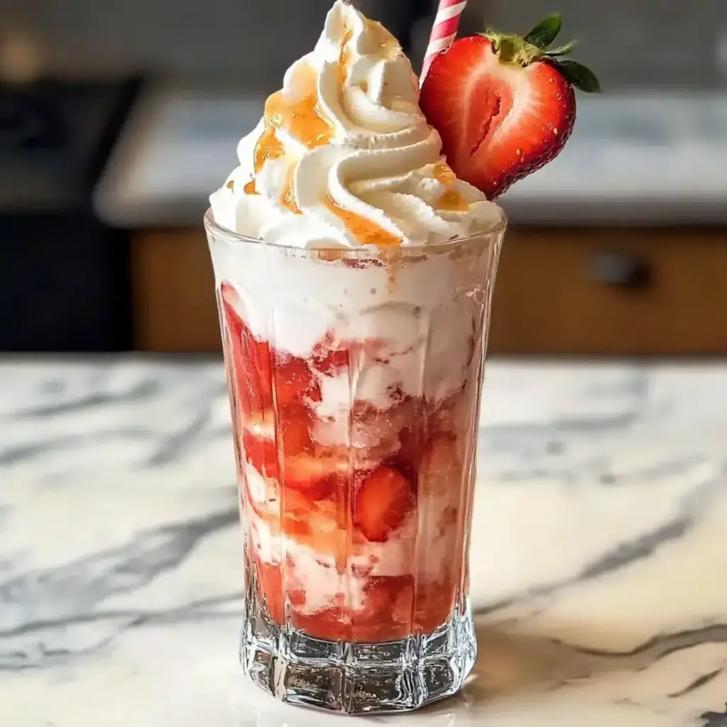Erdbeer-Shortcake-Schmutzige Soda