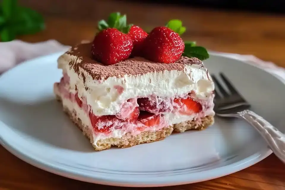 Erdbeer-Tiramisu ohne Ei und Alkohol: Cremiger Sommertraum im Glas 2 Erdbeer Tiramisu ohne Ei