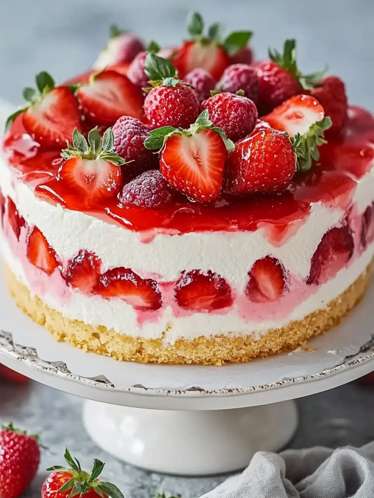 Erdbeertorte